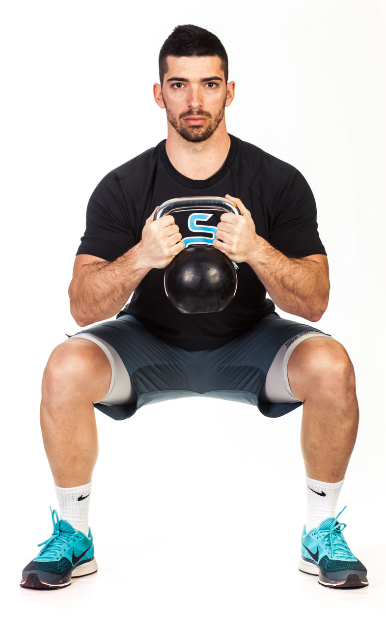 Kettlebell Half Squat frame #2