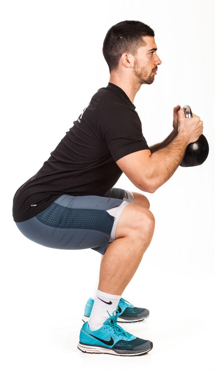 Kettlebell Half Squat frame #5