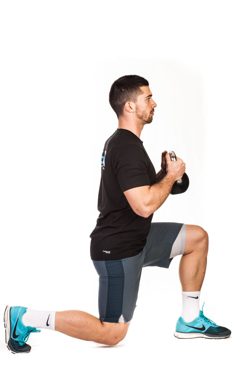 Kettlebell Lunge frame #2