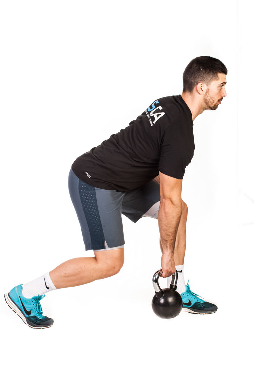 Kettlebell row online crossfit