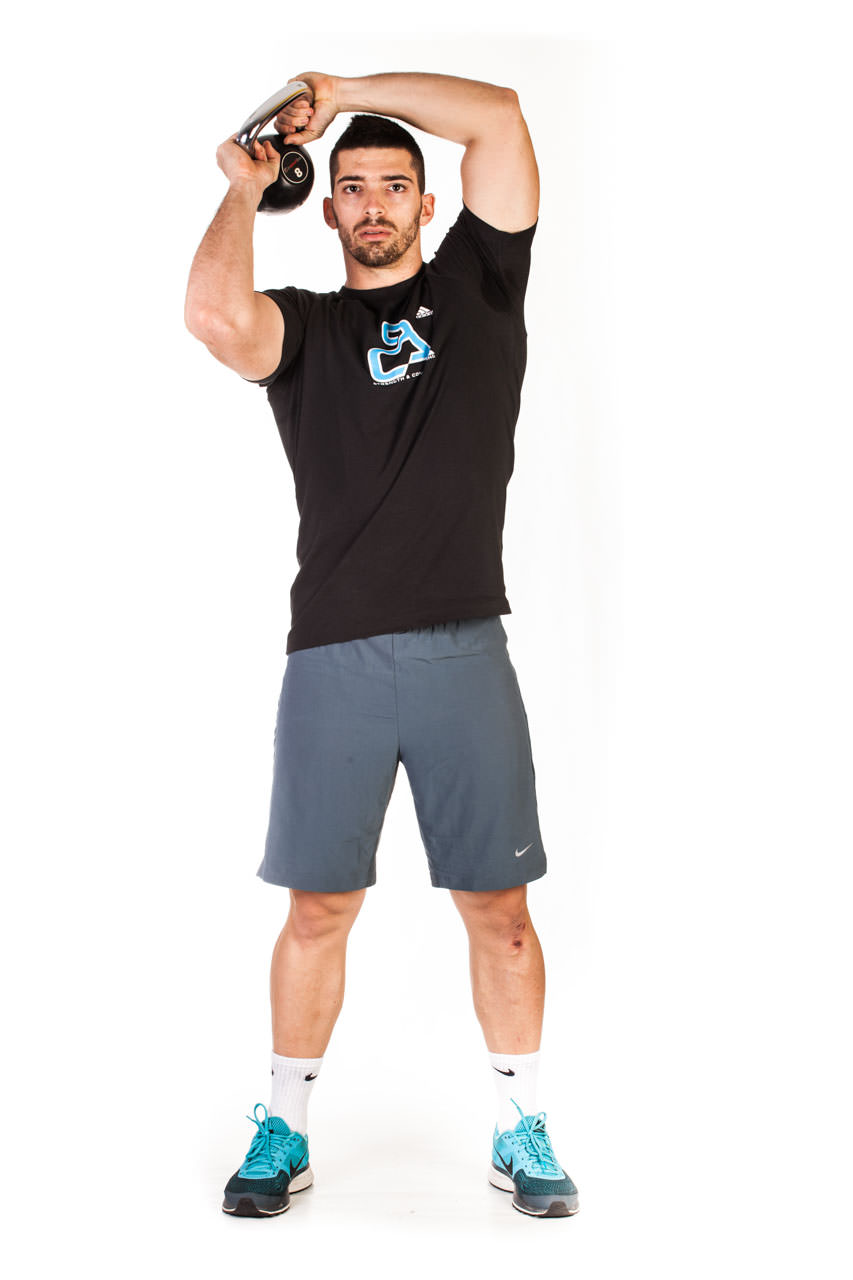 Kettlebell Exercise Around the Head for a Stable Core