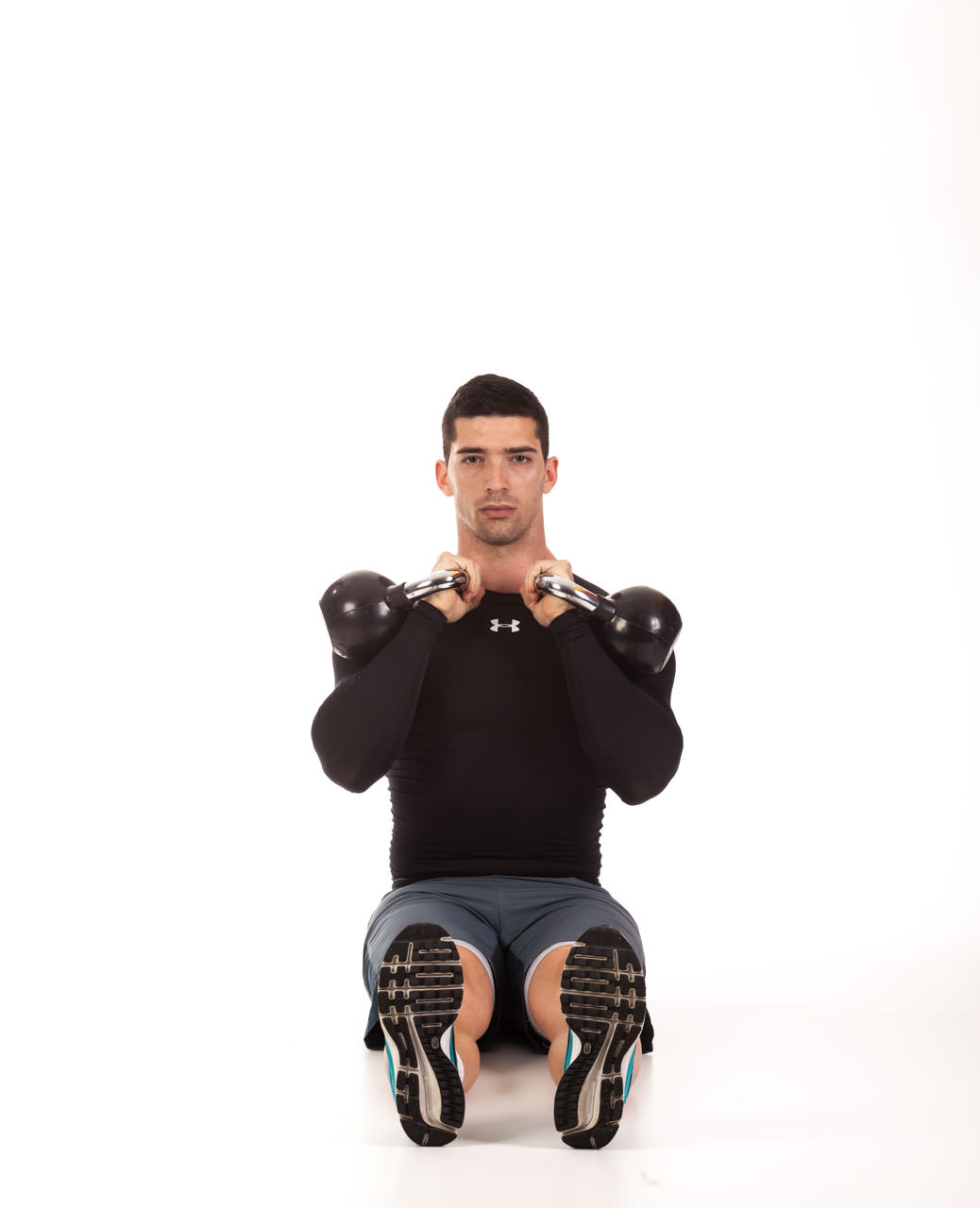 Kettlebell Seated Press Total Workout Fitness