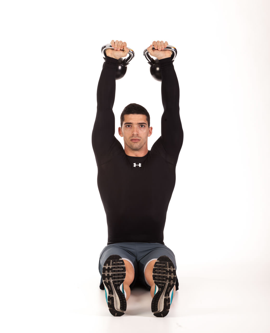 Kettlebell Seated Press Total Workout Fitness