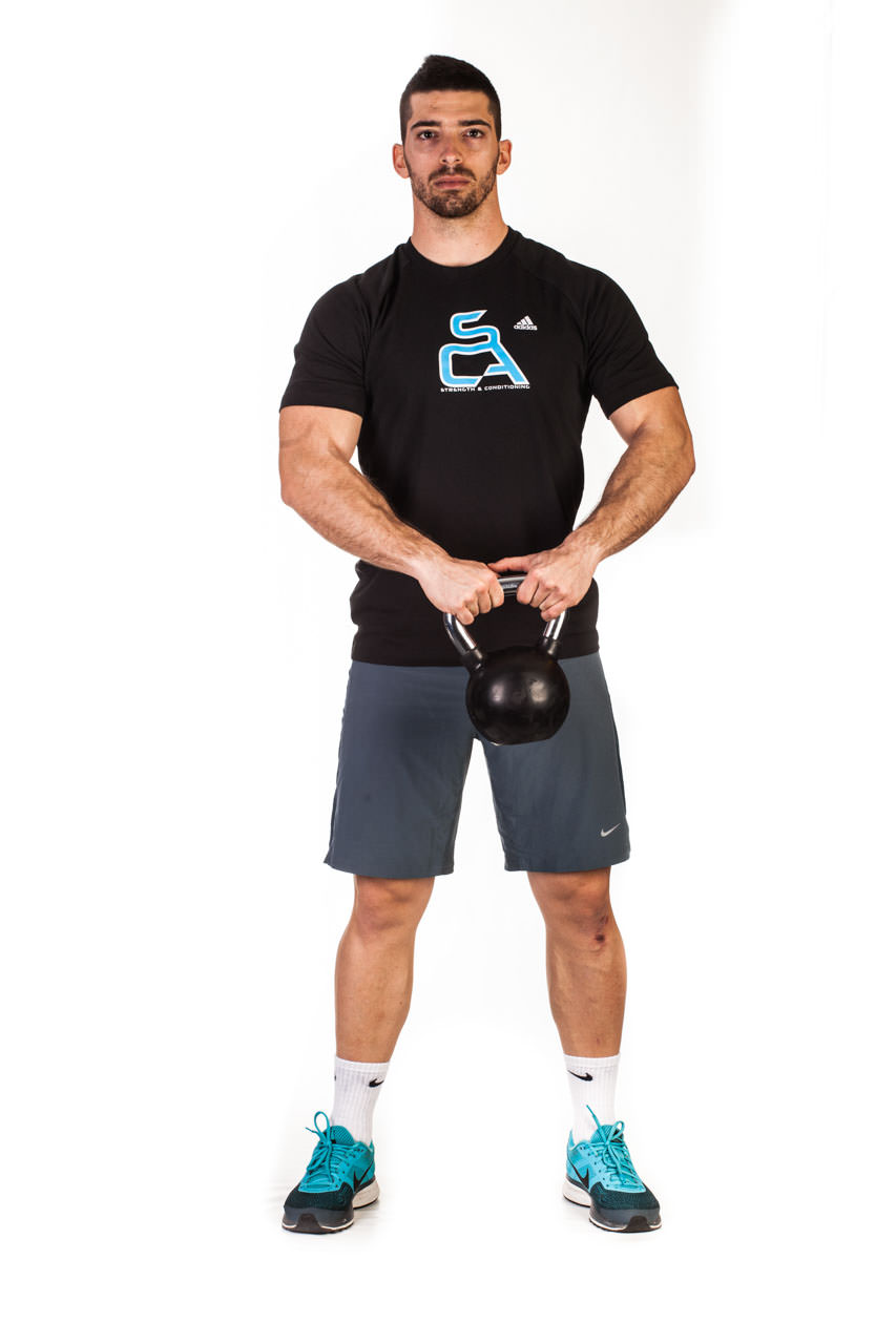 Kettlebell Around the Body Rotation frame #1