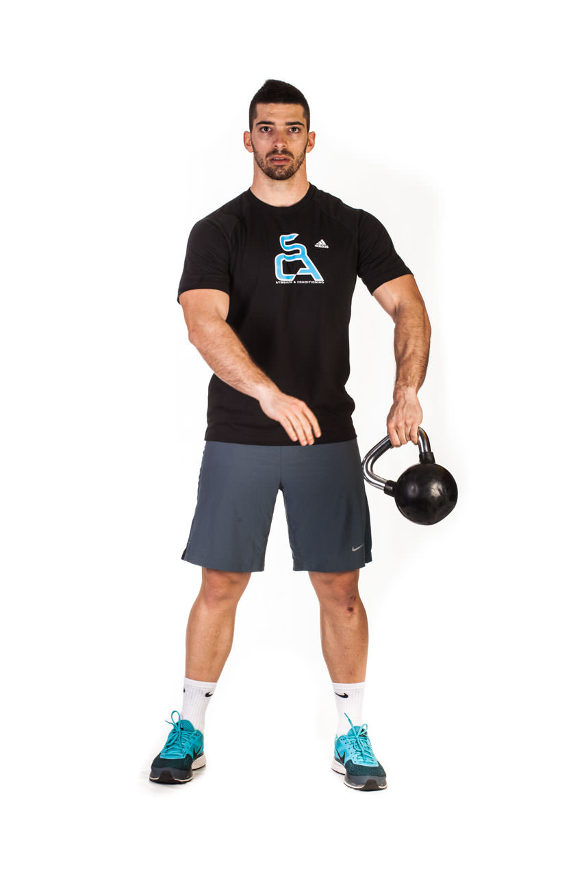 Kettlebell Around the Body Rotation frame #4