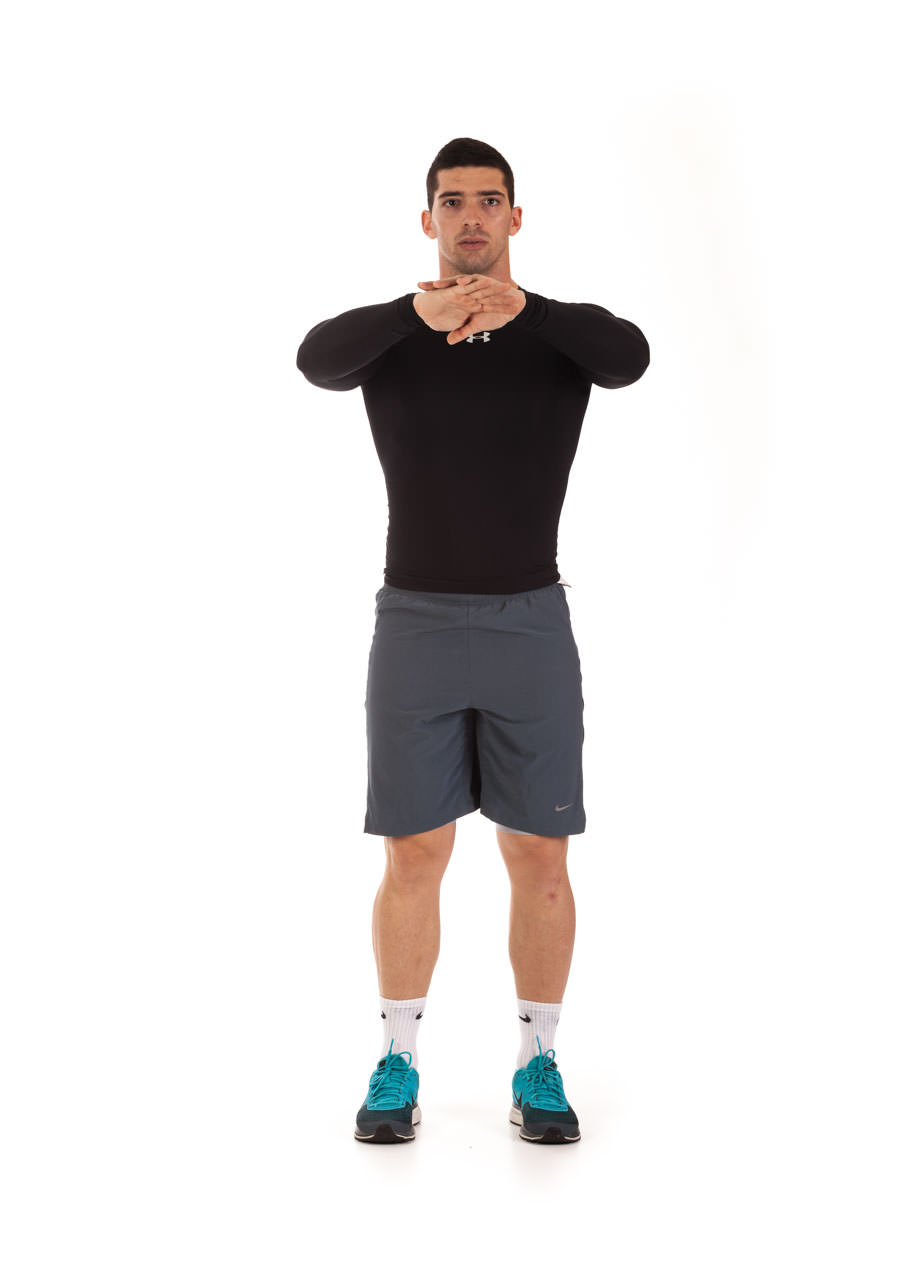 Wide-Stance Squat Jump frame #1