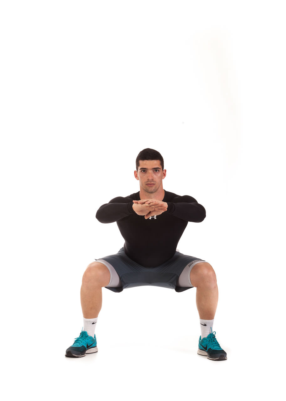 Wide-Stance Squat Jump frame #2