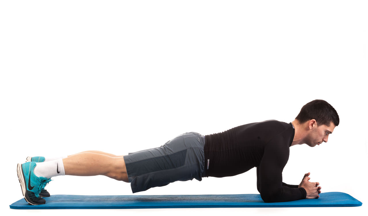 Plank Walk-Up to Push-Up frame #1
