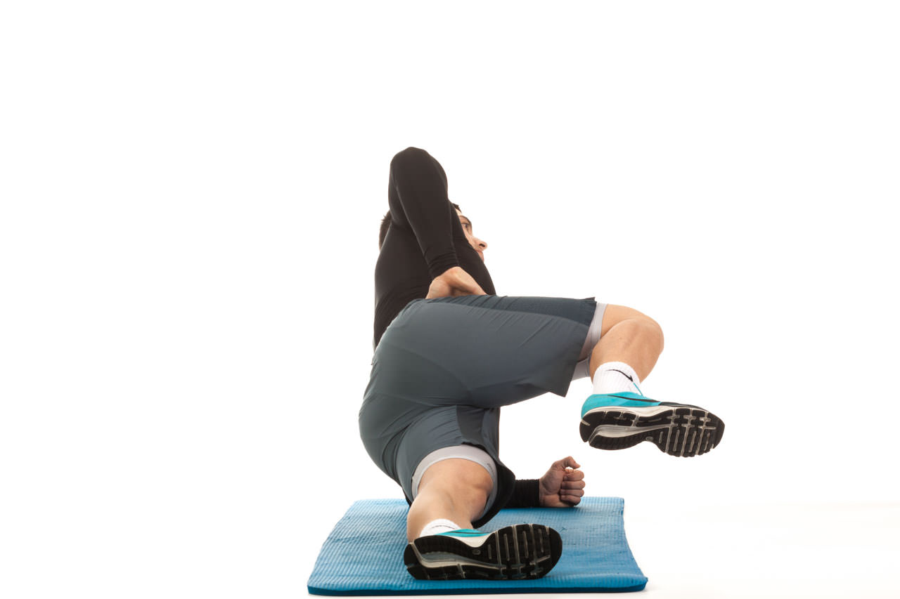 side plank from knees