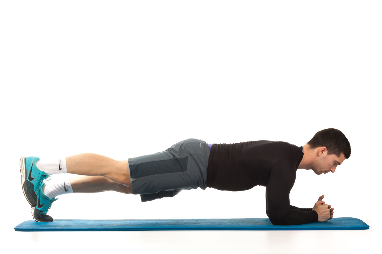 Plank with Hip Abduction