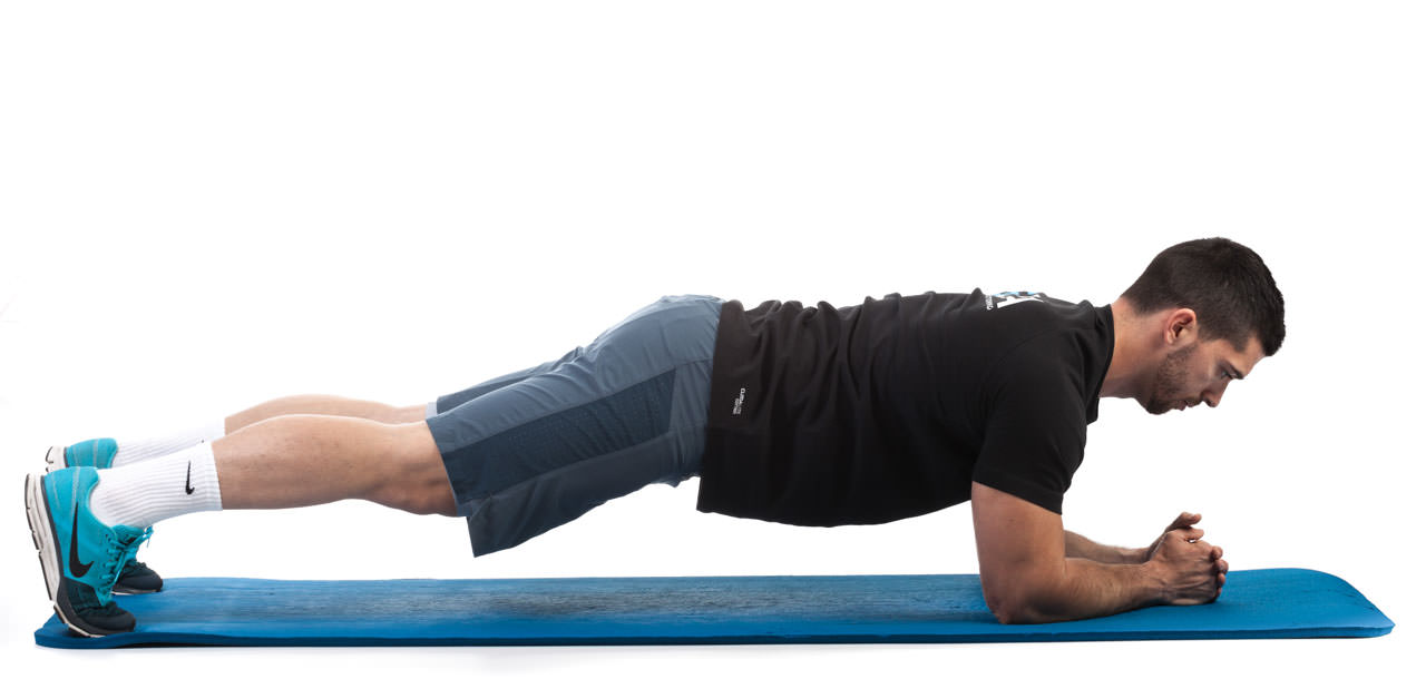 Plank with Opposite Arm and Leg Lift frame #1