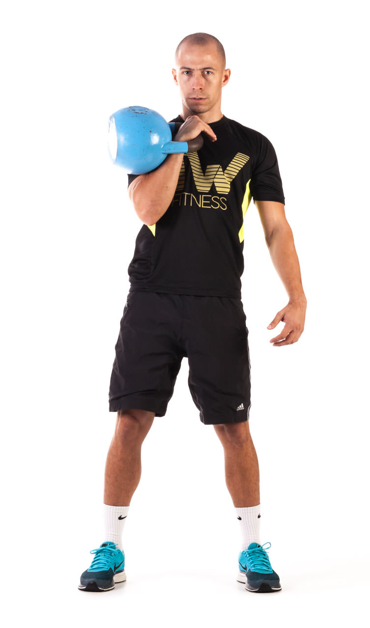 One-Arm Kettlebell Clean frame #3