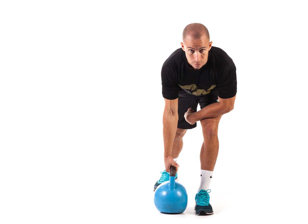 One-Arm Kettlebell Row frame #1