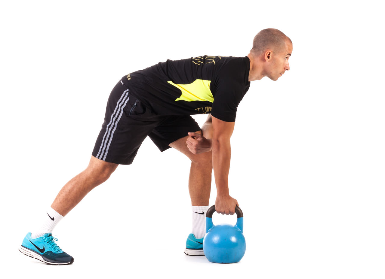 One-Arm Kettlebell Row frame #4