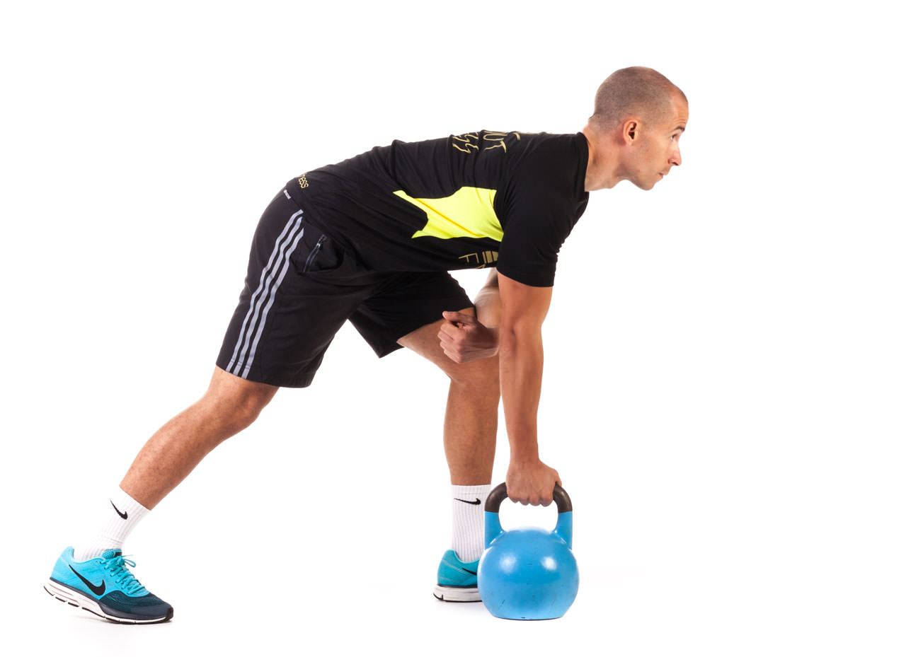 One-Arm Kettlebell Row frame #6