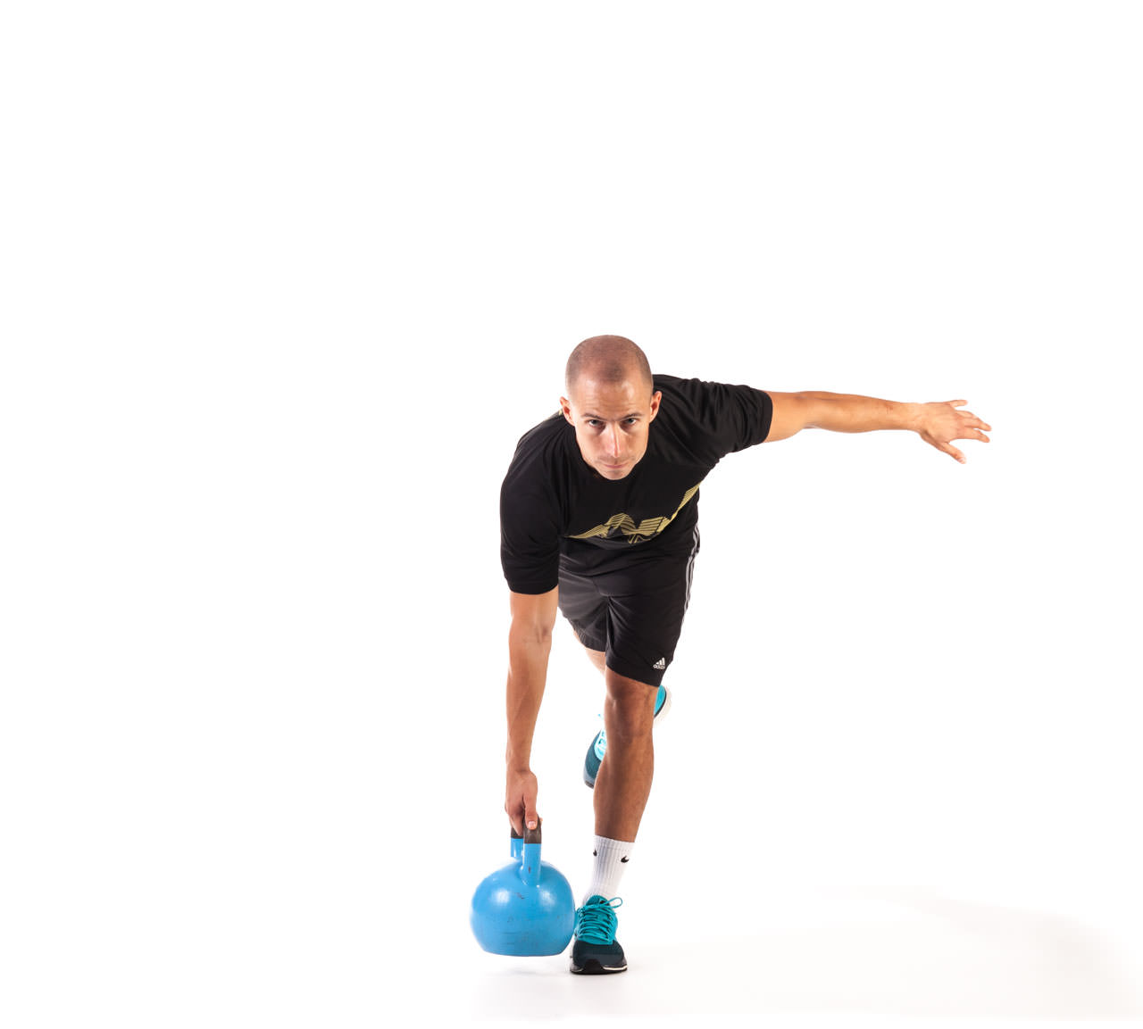 One-Leg Kettlebell Deadlift frame #2