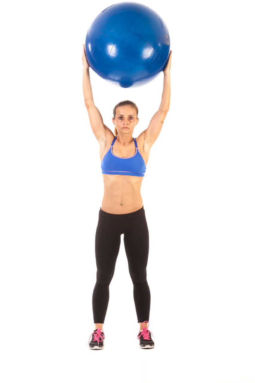 overhead stability ball