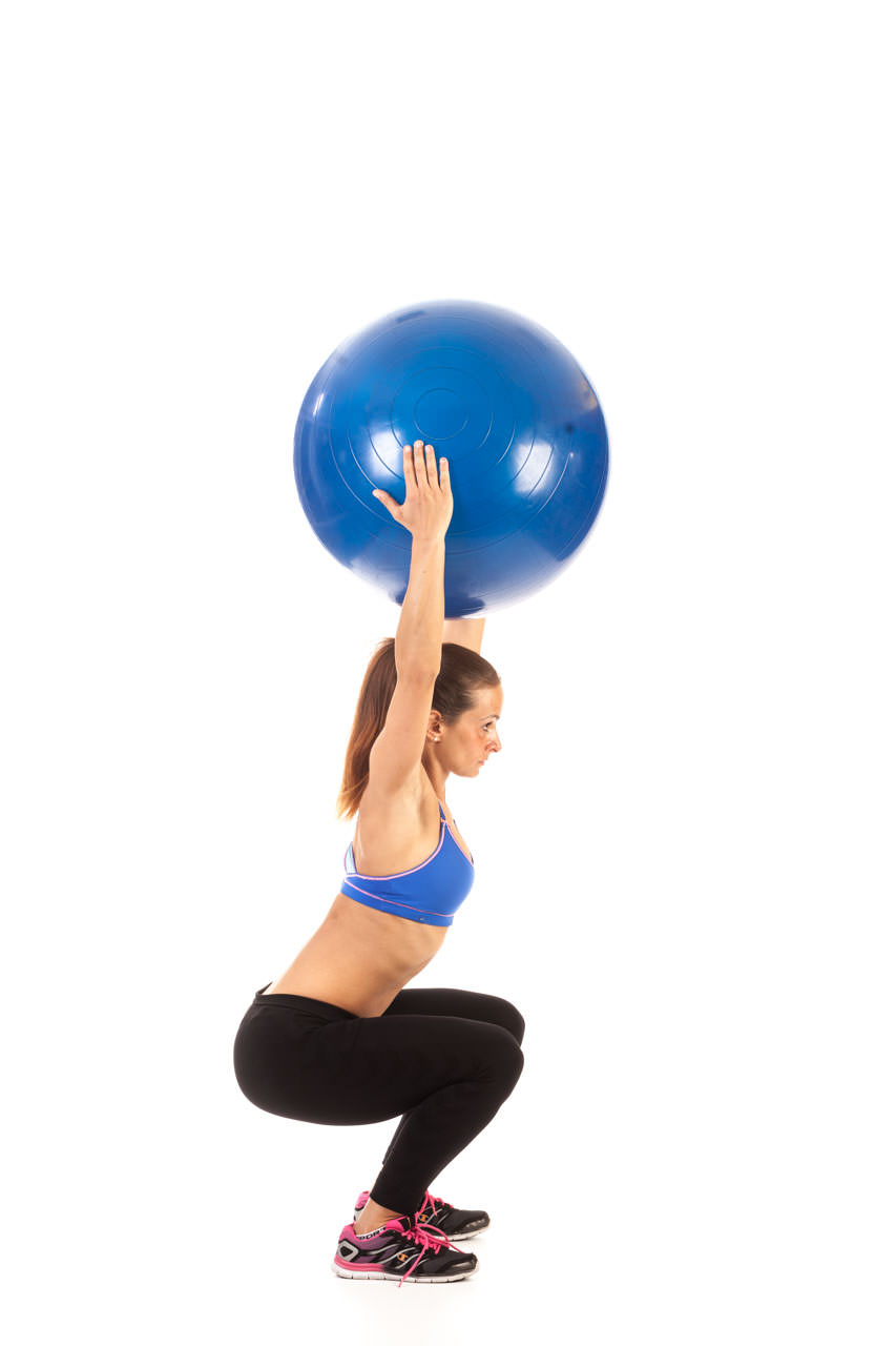 overhead stability ball