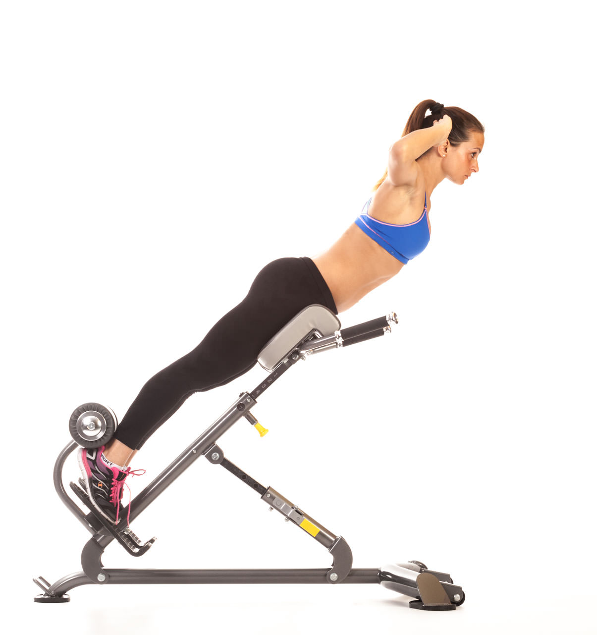 Hyperextension bench workout sale