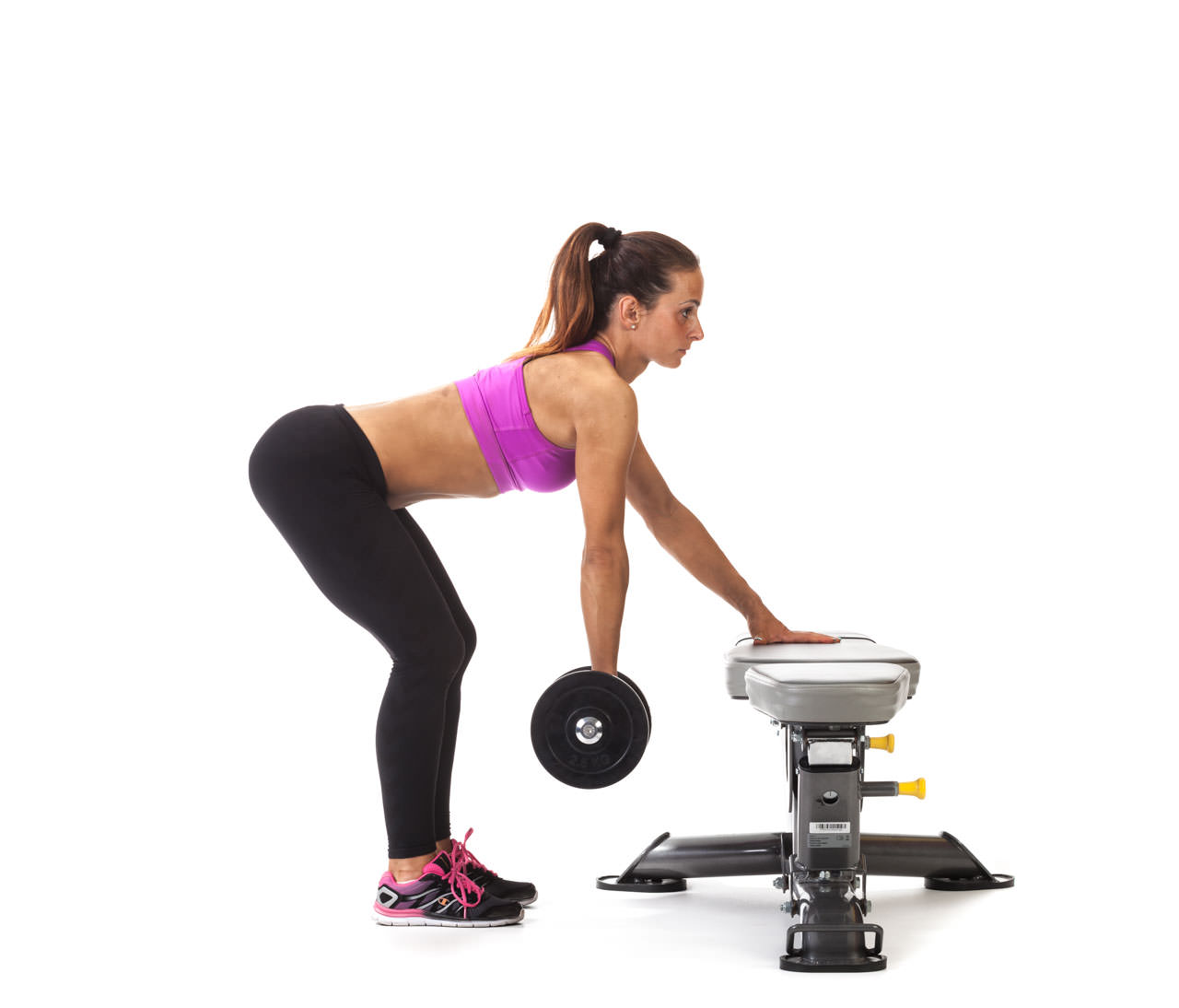 Bent Over One-Arm Dumbbell Row frame #1