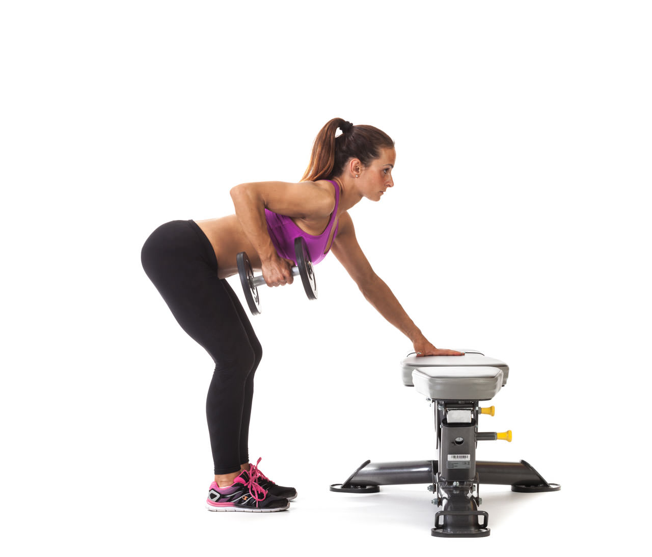 Bent Over One-Arm Dumbbell Row frame #2