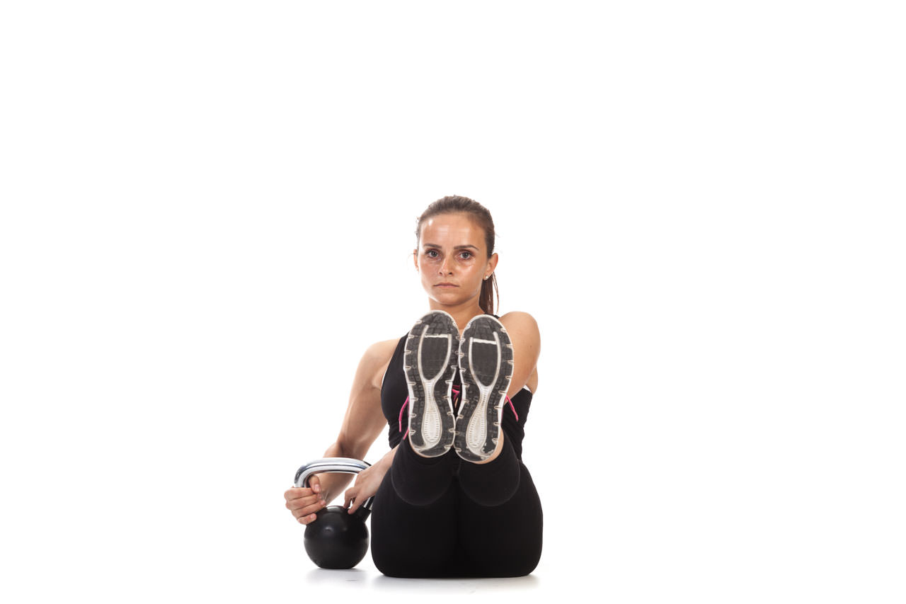 Seated Kettlebell Twist frame #4