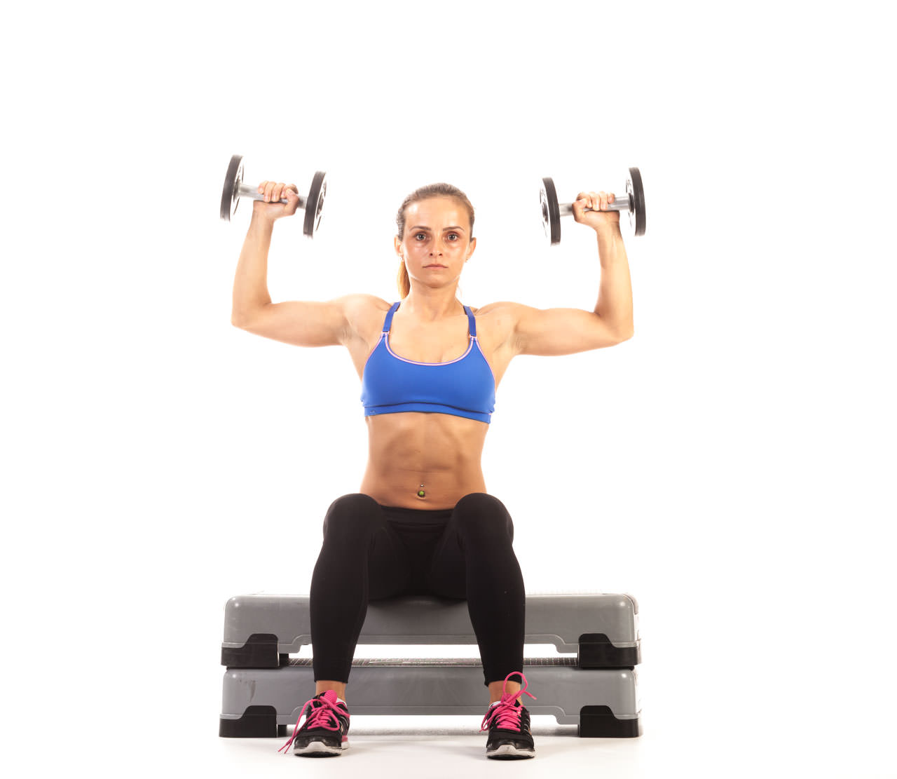 Seated Dumbbell Shoulder Press Total Workout Fitness