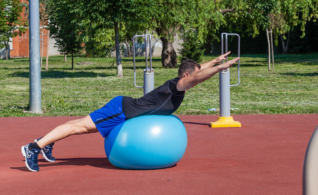 How To Do Stability Ball Back Extension