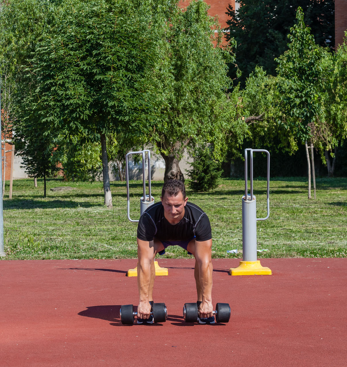 Dumbbell Deadlift frame #2