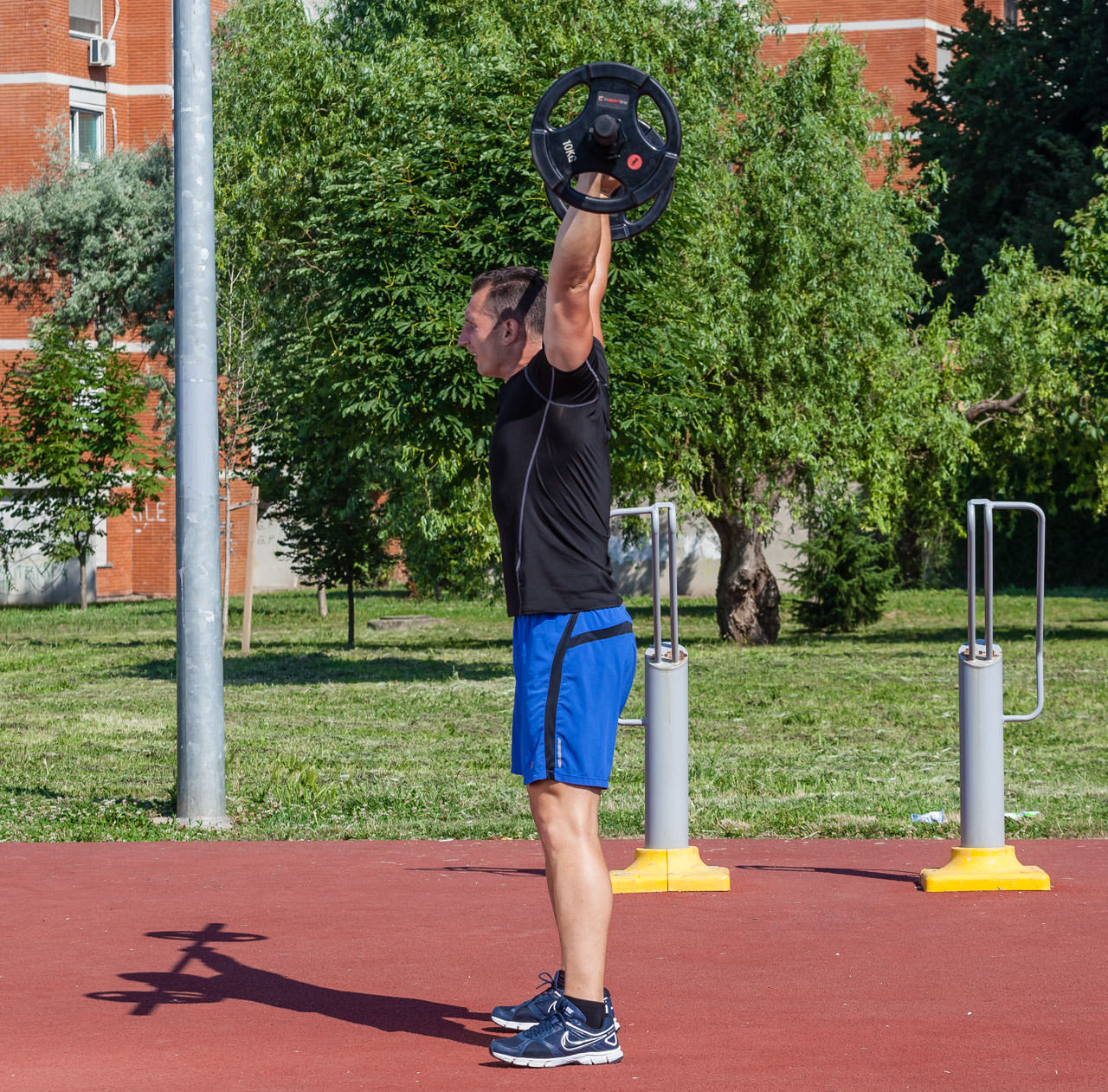 Barbell Hang Snatch frame #3