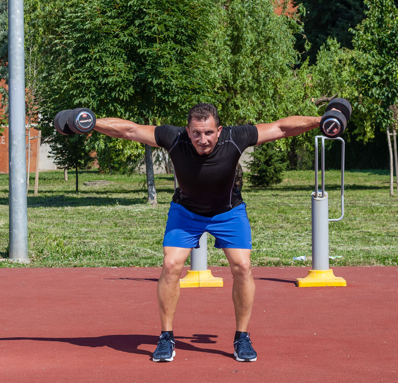 Bent Over Two-Dumbbell Lateral Raise frame #2