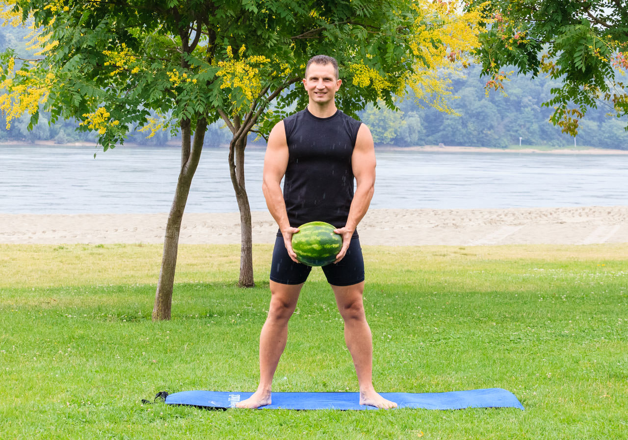 Watermelon Sumo Overhead Raise frame #1