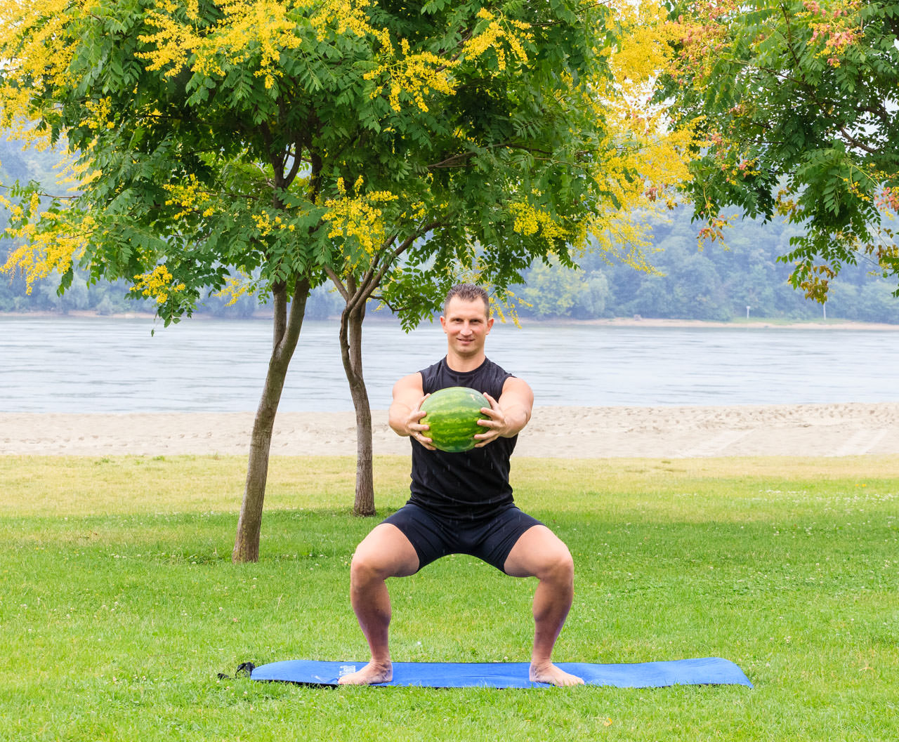 Watermelon Squat with Torso Rotation frame #4