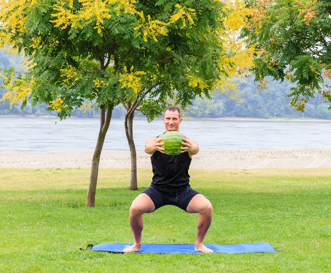 Watermelon Squat with Torso Rotation frame #7