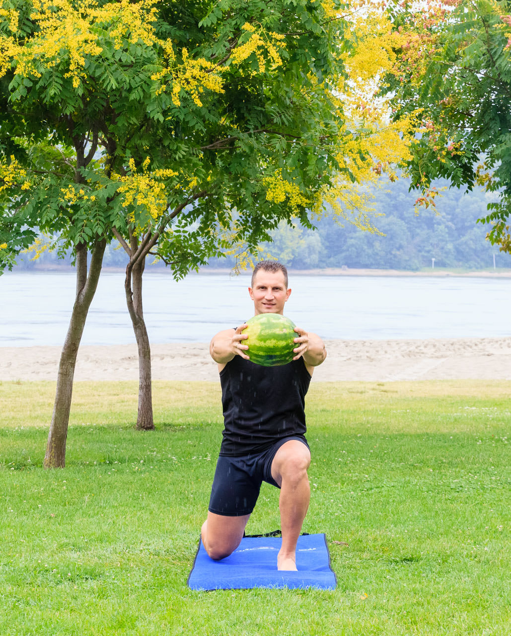 Watermelon Lunge with Torso Rotation frame #2