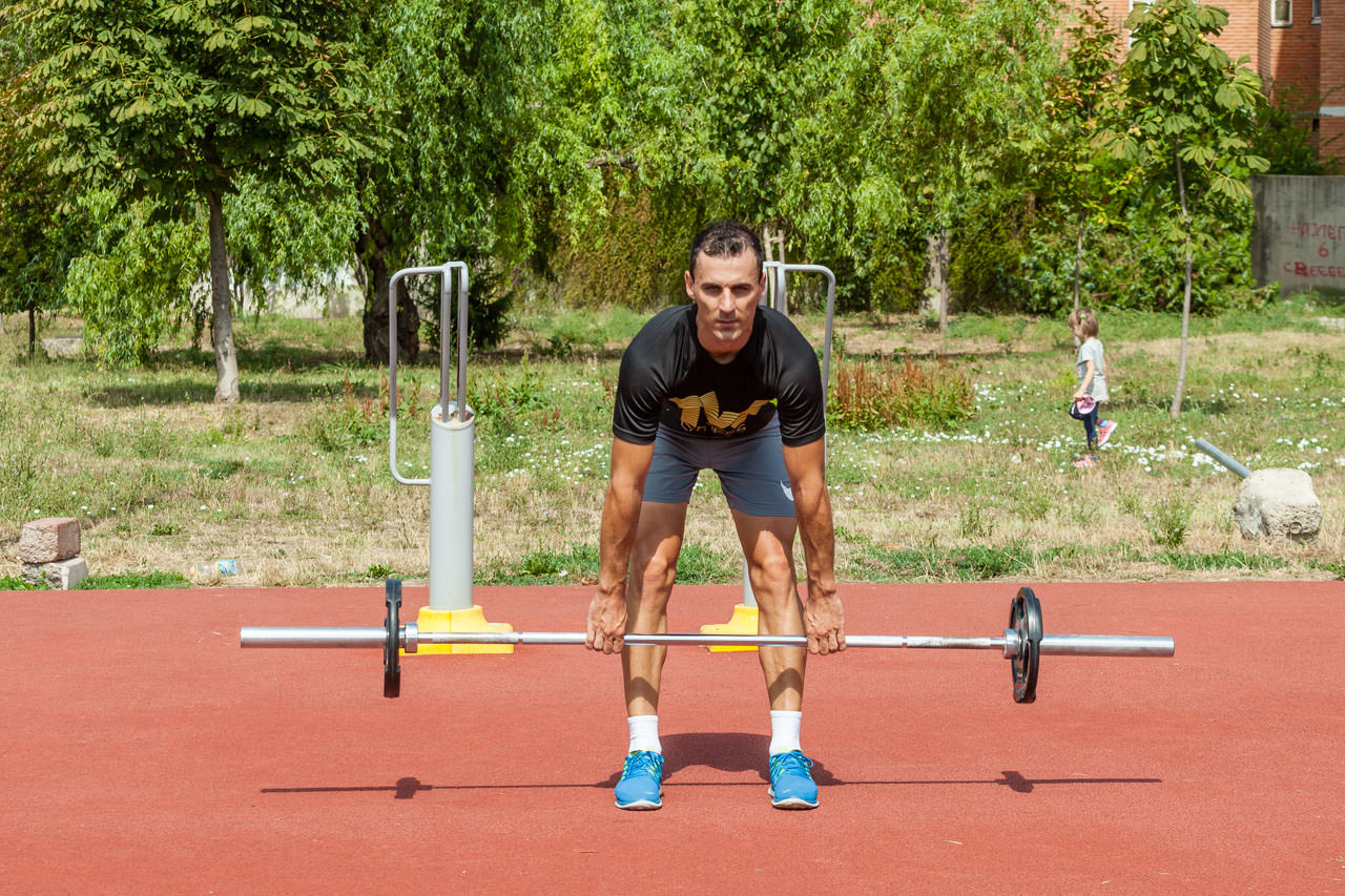 Barbell Romanian Deadlift frame #3