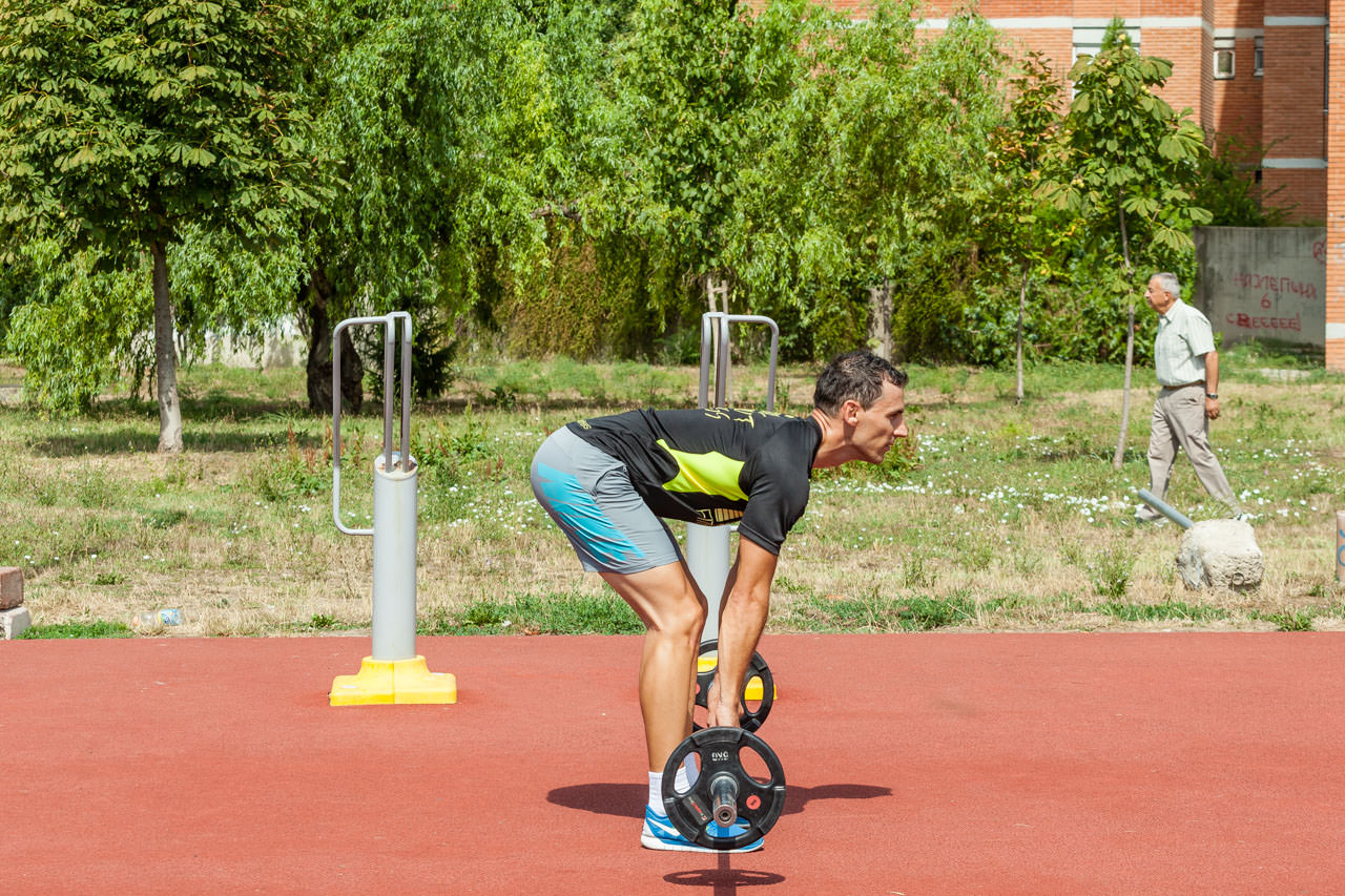 Barbell Romanian Deadlift frame #6