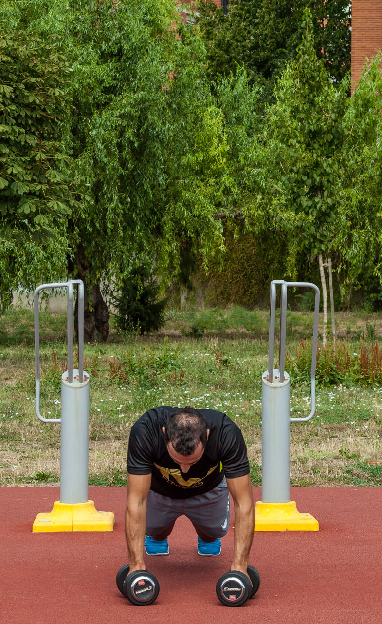 Dumbbell Burpee frame #5