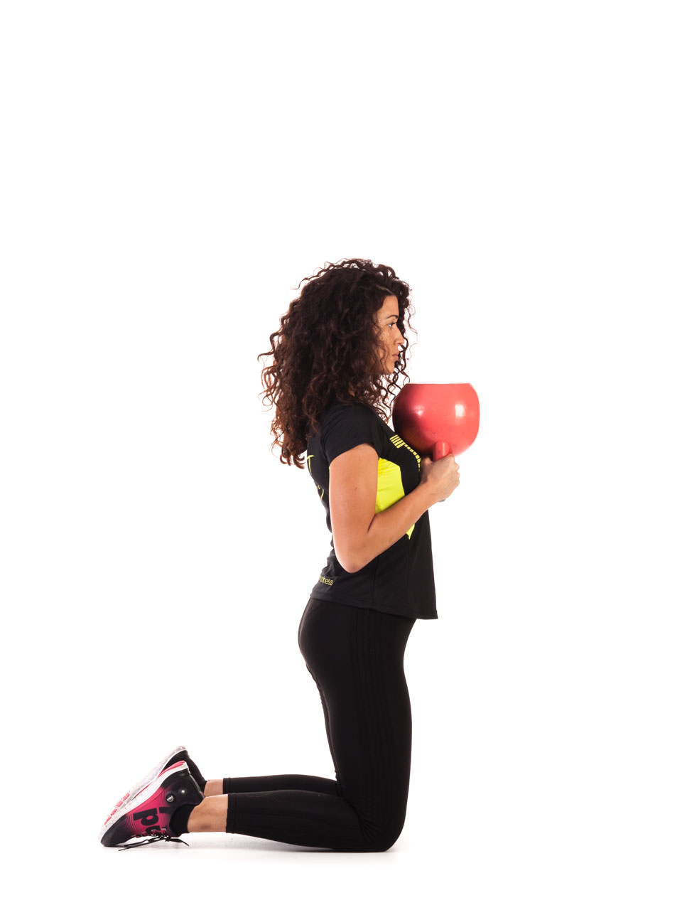 Kettlebell Kneeling to Stand Up frame #1