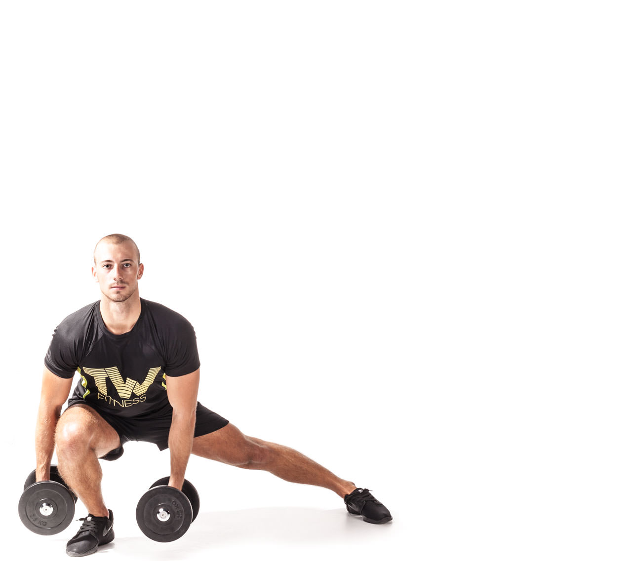 Dumbbell Side Lunge frame #2