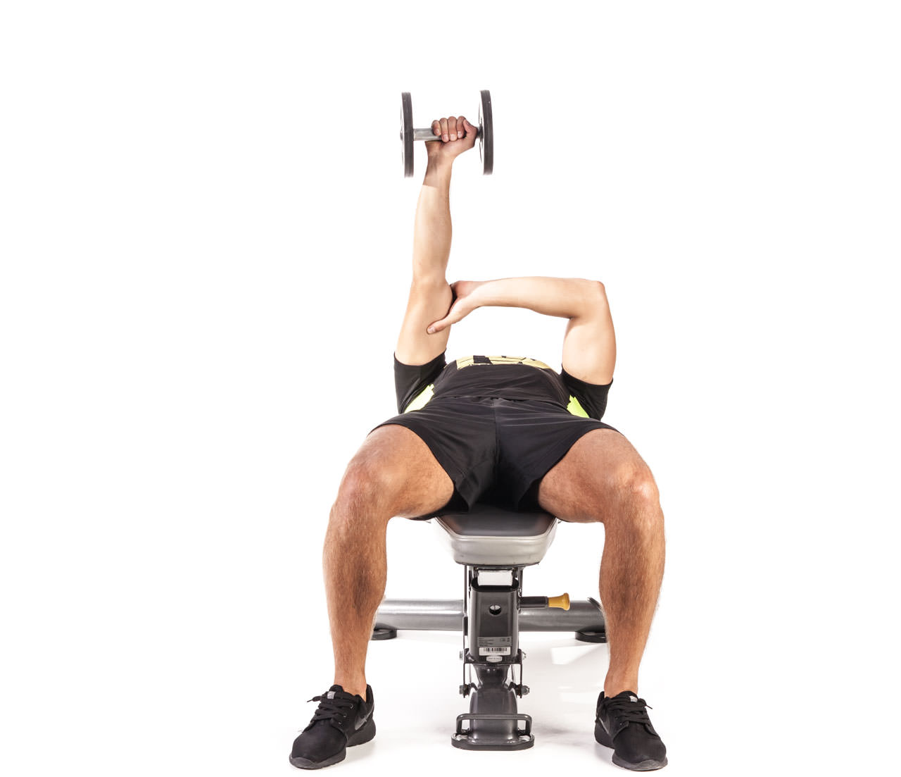 One-Arm Dumbbell Triceps Extension frame #1