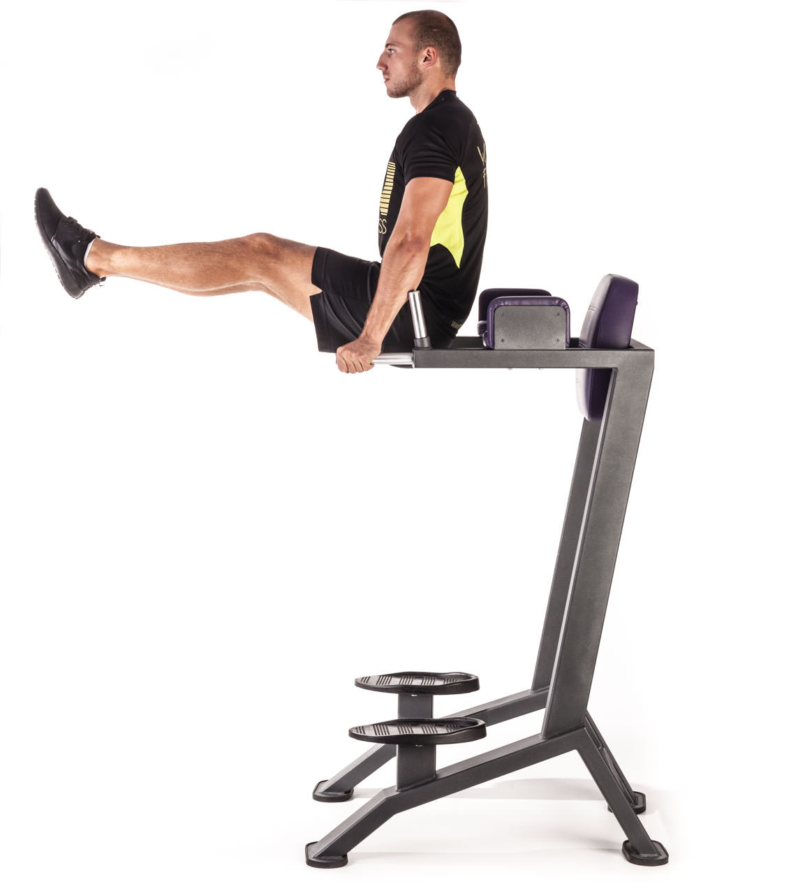 Vertical Bench Leg Raises frame #2