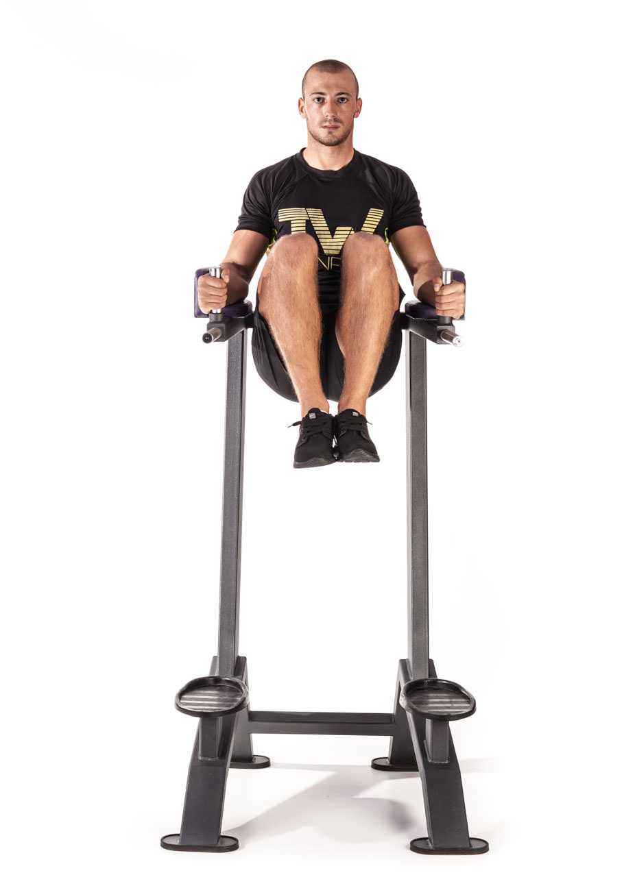 Parallel bar best sale leg raise