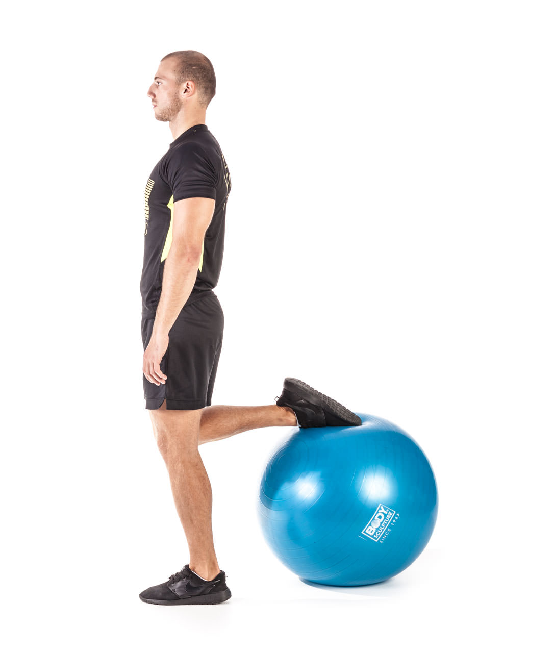 Swiss Ball Bulgarian Squat frame #1