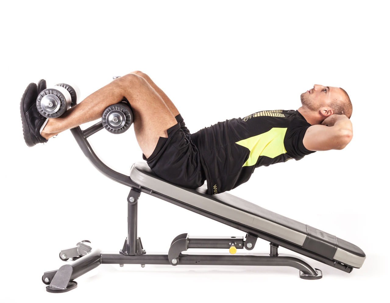 Chest press online crunch