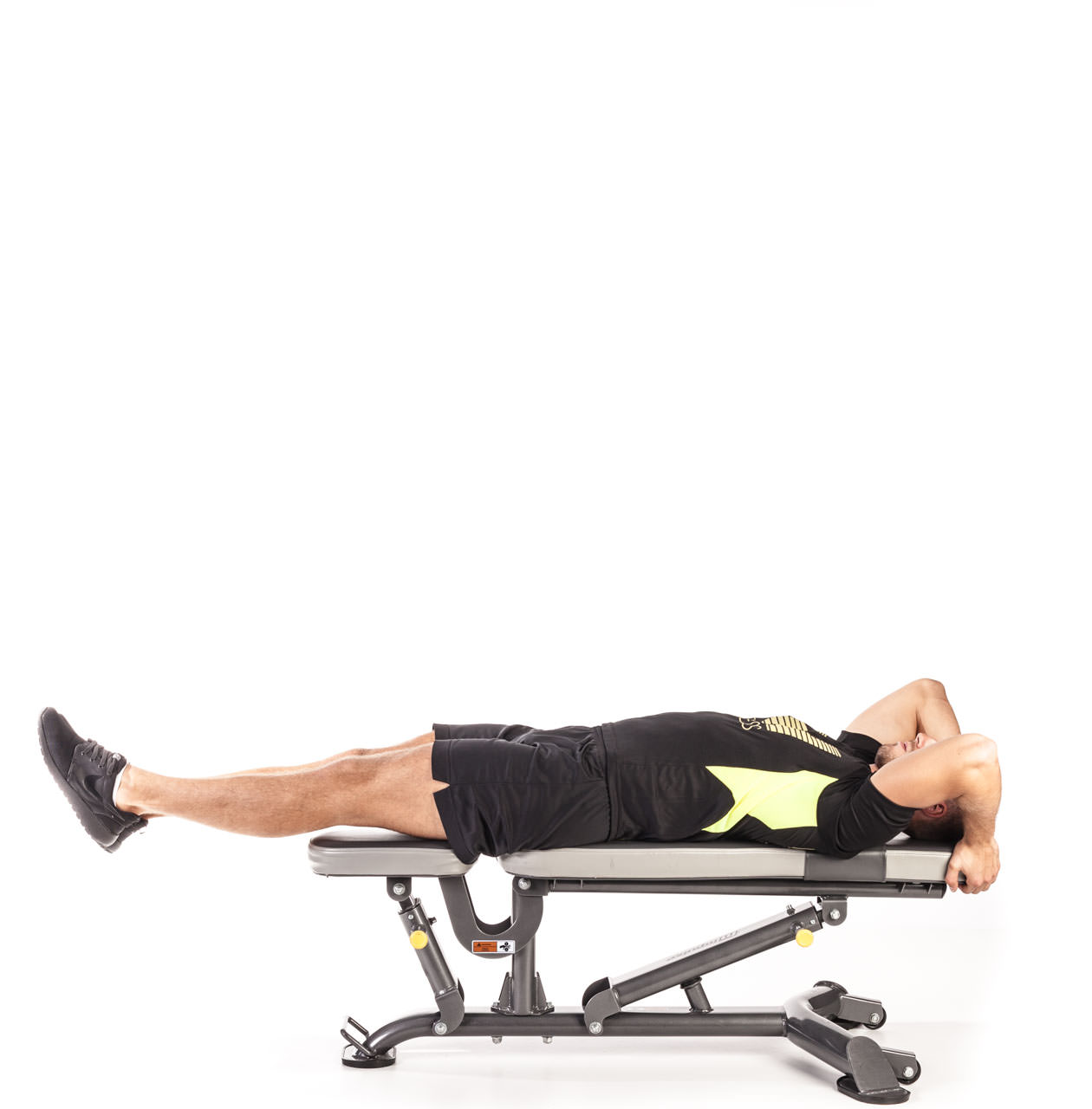 Flat Bench Leg and Hip Raise Total Workout Fitness