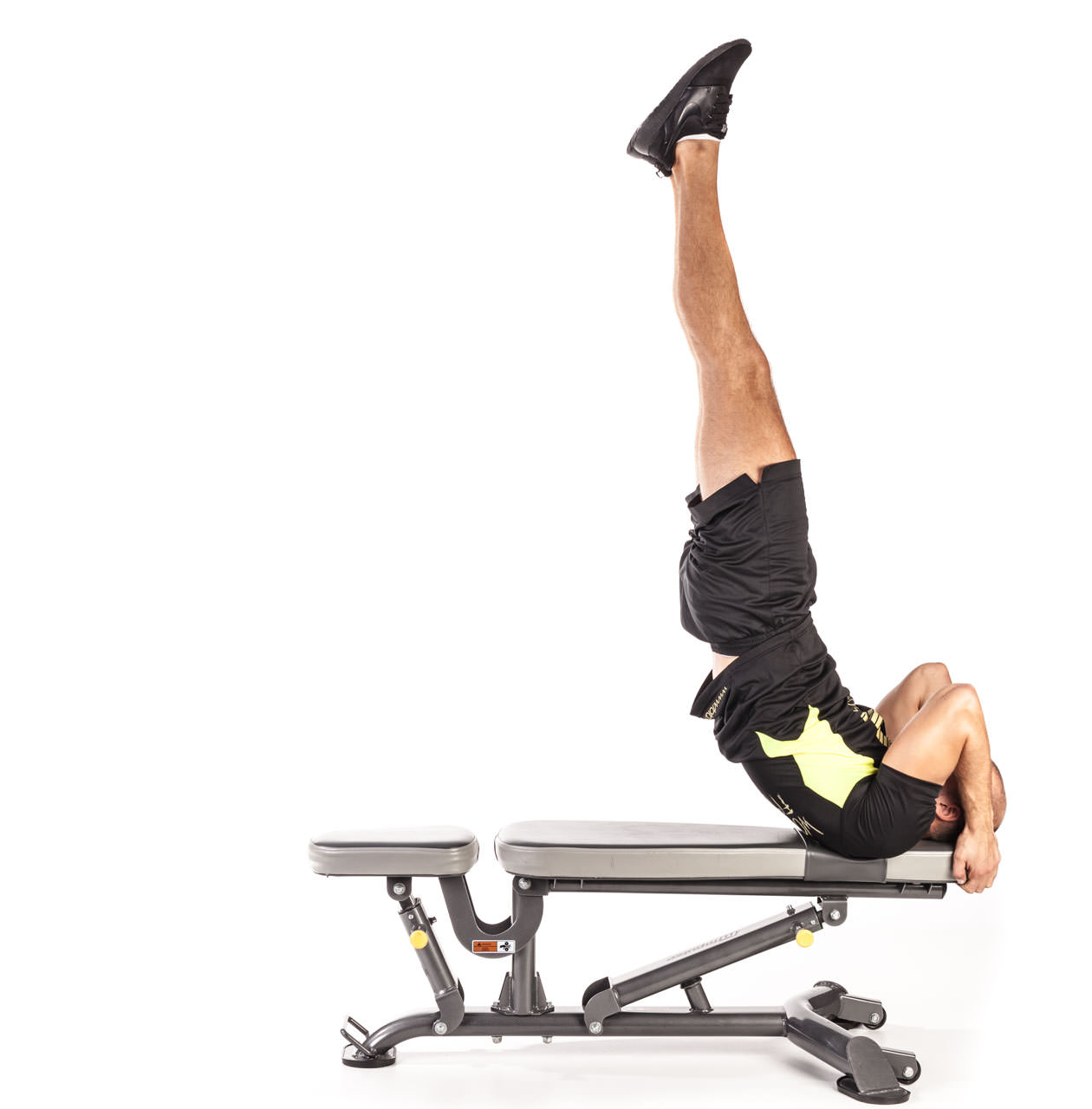 Flat Bench Leg and Hip Raise Total Workout Fitness