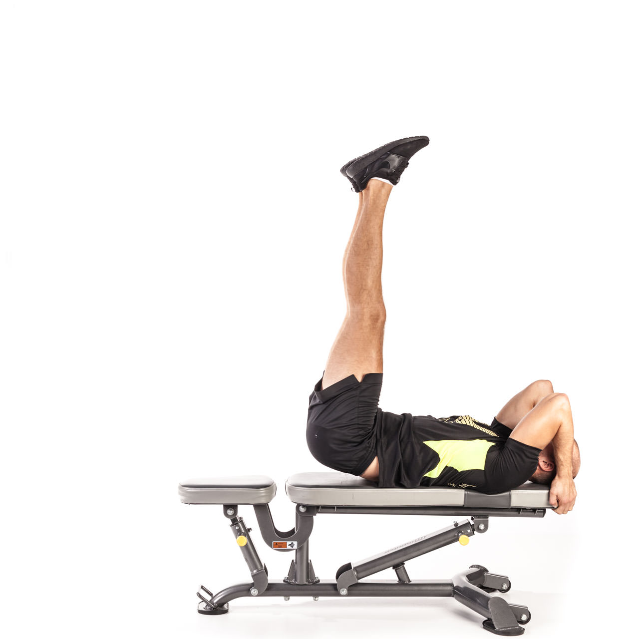 Flat Bench Leg and Hip Raise Total Workout Fitness