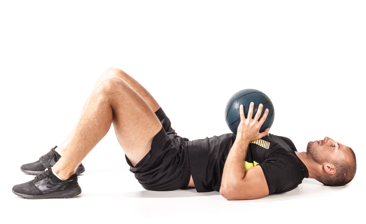 Medicine Ball Crunch Total Workout Fitness