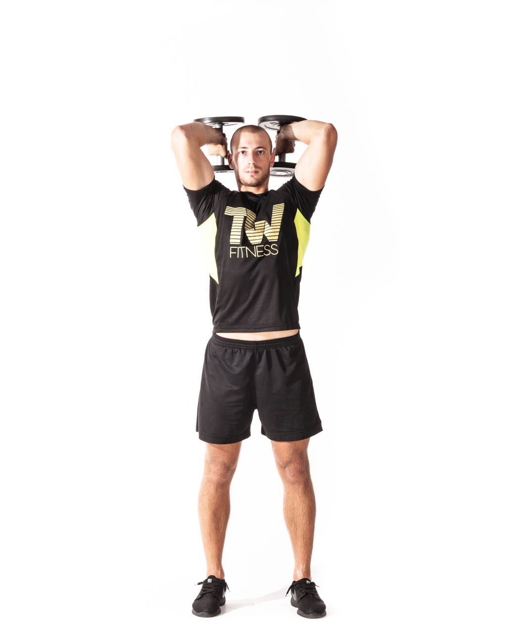 Standing Dumbbell Triceps Extension frame #2